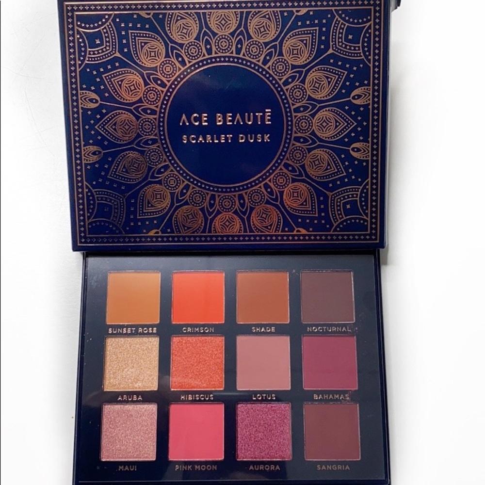 ACE BEAUTE SCARLET DUSK EYESHADOW PALETTE …